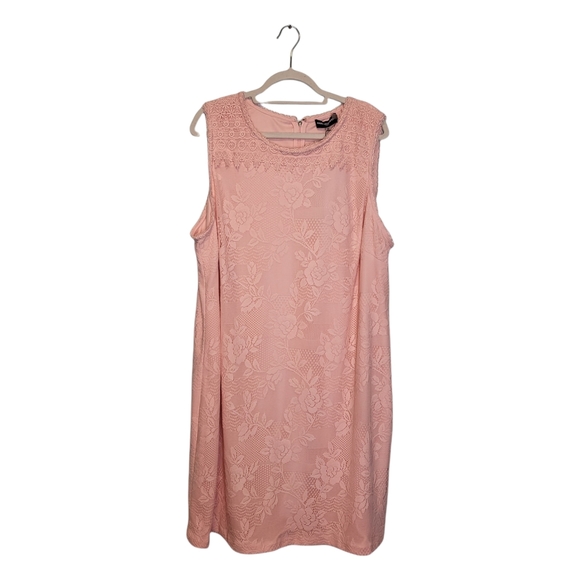 Karl Lagerfeld Peace Lace Sleeveless Dress - Picture 1 of 6